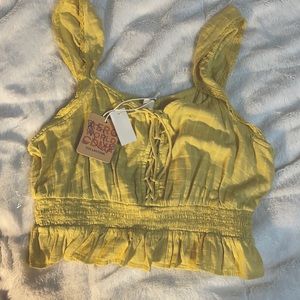 AERO yellow summer top